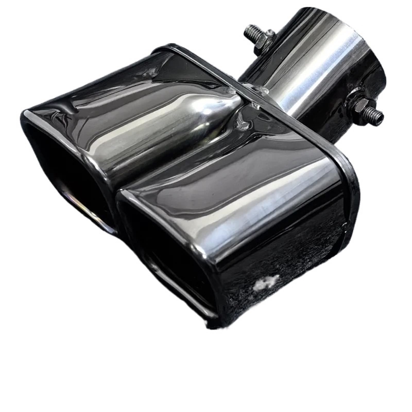 Endrohrblende Für Vitra IX25 Für Binzhi Für XRV Für Jetta Für Suzuki Für Swift Edelstahl Dekoratives Endrohr Auto Endrohr Geeignet Auto Auspuff Endrohr(Black) von ONETREND