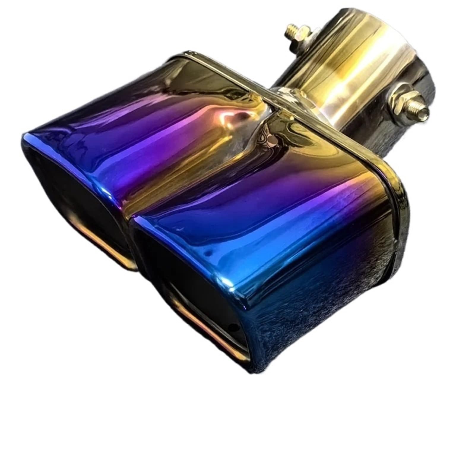 Endrohrblende Für Vitra IX25 Für Binzhi Für XRV Für Jetta Für Suzuki Für Swift Edelstahl Dekoratives Endrohr Auto Endrohr Geeignet Auto Auspuff Endrohr(Blue) von ONETREND