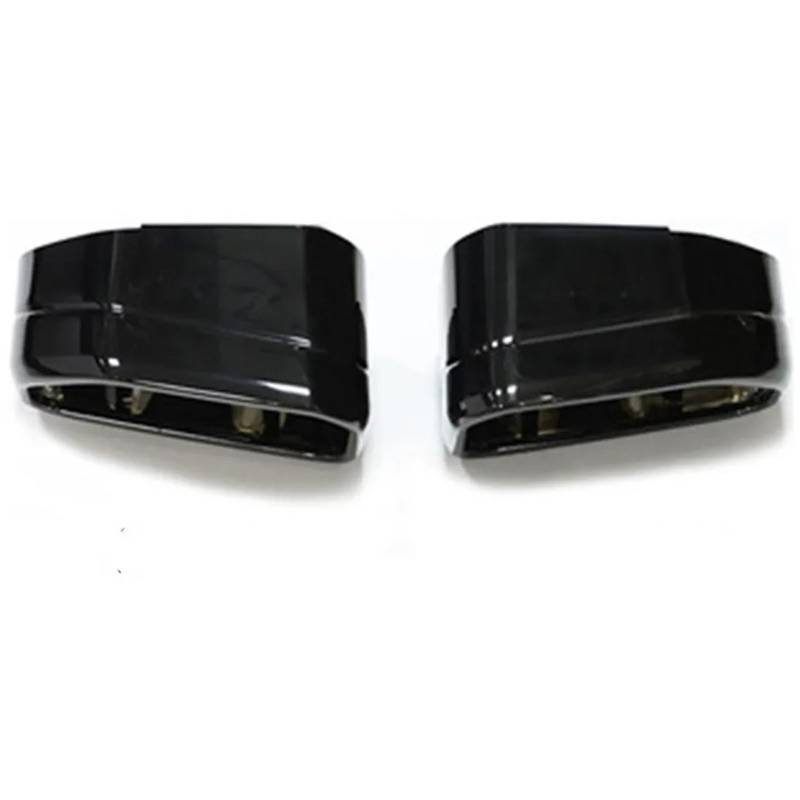 Endrohrblende Für X3 G01 Für X4 G02 2019 2020 X-Serie Schalldämpferspitze Düse 1 Paar Schwarze Auto-Auspuffspitze 304 Edelstahl Quadratisches Auspuffrohr Auto Auspuff Endrohr(Black Cover-LR) von ONETREND