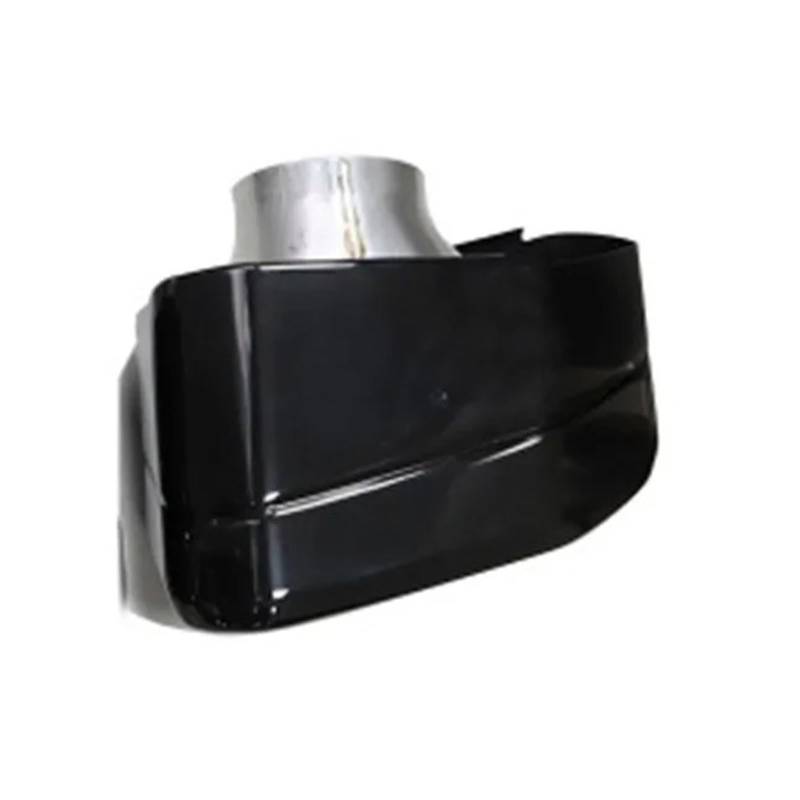 Endrohrblende Für X3 G01 Für X4 G02 2019 2020 X-Serie Schalldämpferspitze Düse 1 Paar Schwarze Auto-Auspuffspitze 304 Edelstahl Quadratisches Auspuffrohr Auto Auspuff Endrohr(Black Muffler-R) von ONETREND