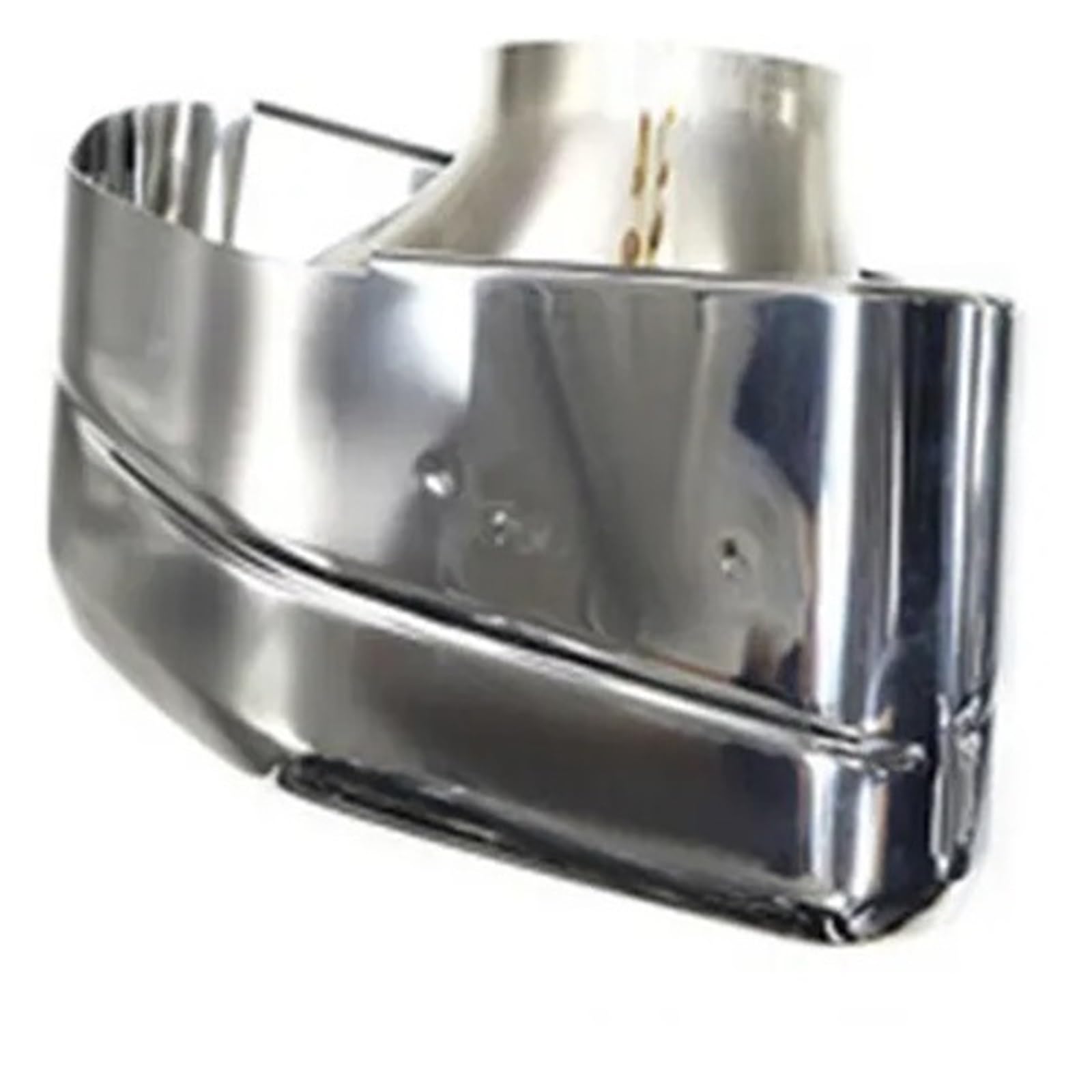 Endrohrblende Für X3 G01 Für X4 G02 2019 2020 X-Serie Schalldämpferspitze Düse 1 Paar Schwarze Auto-Auspuffspitze 304 Edelstahl Quadratisches Auspuffrohr Auto Auspuff Endrohr(Silver Muffler-L) von ONETREND
