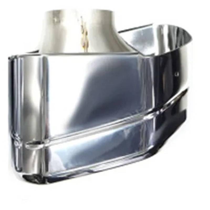 Endrohrblende Für X3 G01 Für X4 G02 2019 2020 X-Serie Schalldämpferspitze Düse 1 Paar Schwarze Auto-Auspuffspitze 304 Edelstahl Quadratisches Auspuffrohr Auto Auspuff Endrohr(Silver Muffler-R) von ONETREND