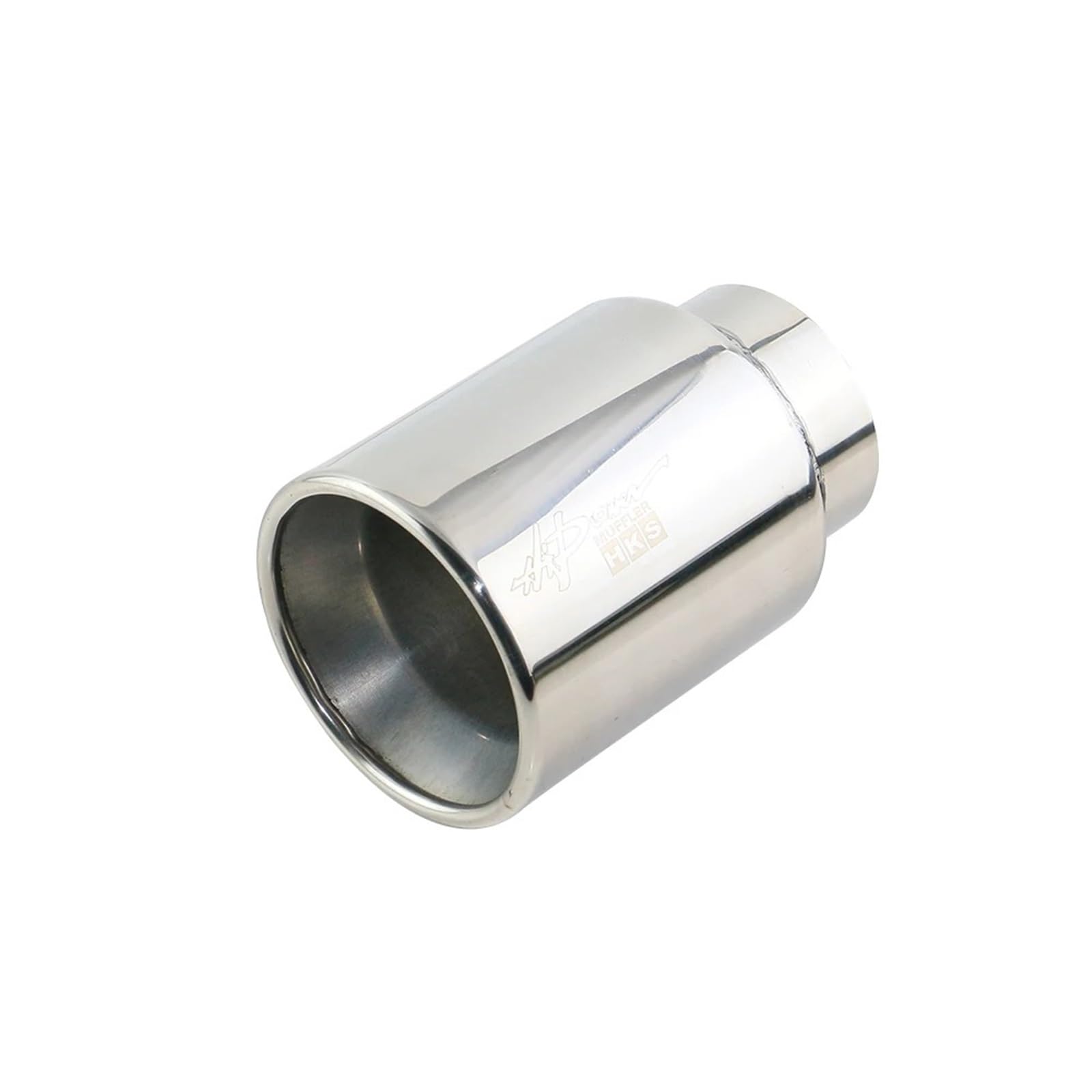 Endrohrblende Universal Edelstahl Auto Auspuff Endrohr Schnittstelle 51mm 76mm Runde Outlet Schalldämpfer Endrohr Auto Auspuff Endrohr(51mm) von ONETREND