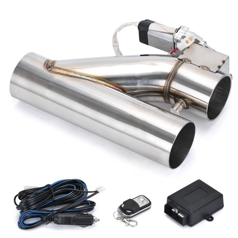 Endrohrblende Universelles 2,5"/3"-Ablassventil Aus Edelstahl Elektrischer Auspuffausschnitt Mit Drahtloser Fernbedienung VR-CT93 Auto Auspuff Endrohr(CT93-30) von ONETREND