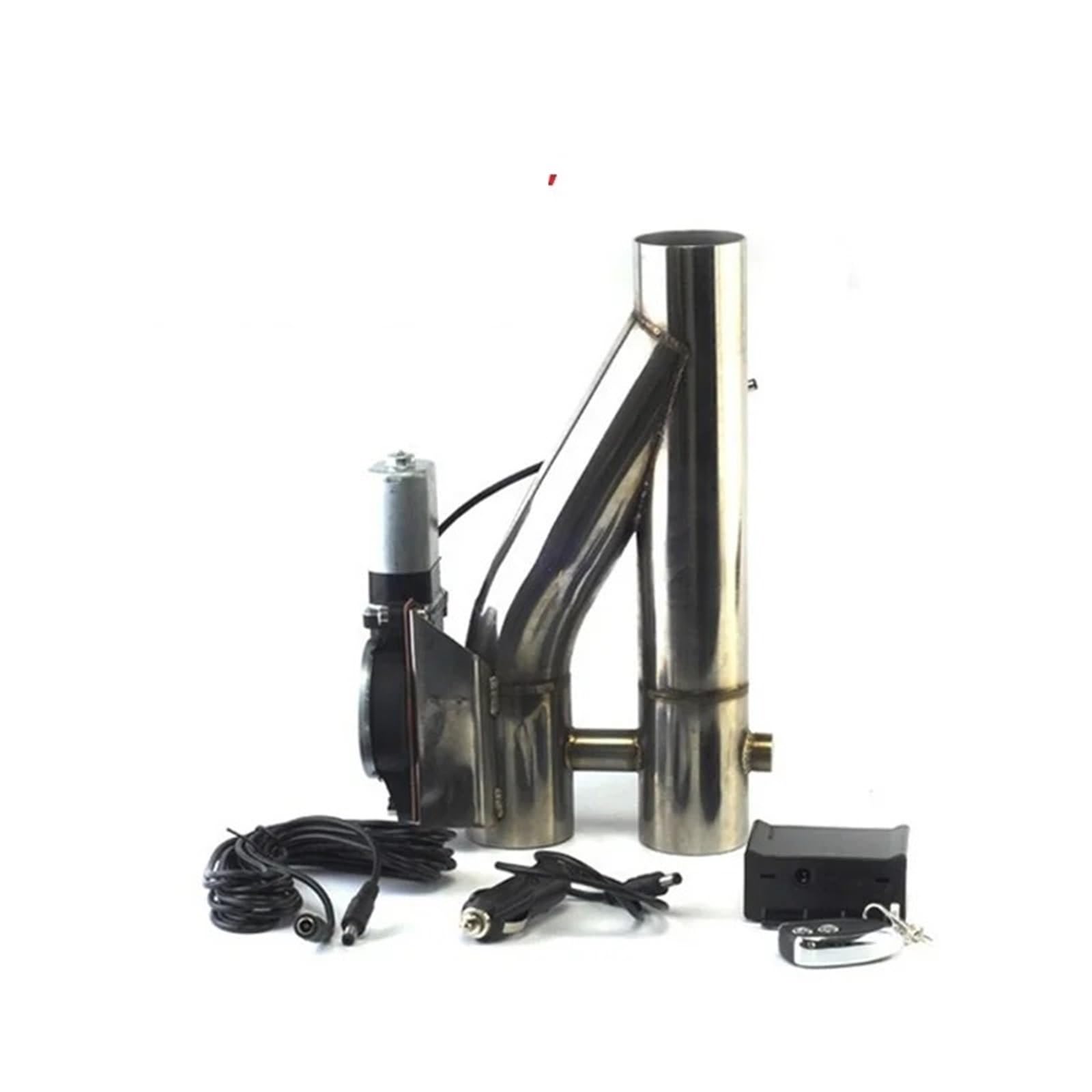 Endrohrblende Universelles Patentiertes Produkt 2" /2,25" / 2,5" / 3" Elektrischer Auspuff-Fallrohrausschnitt Ausgeschnittener Doppelventil-Controller Auto Auspuff Endrohr(2.0inch) von ONETREND
