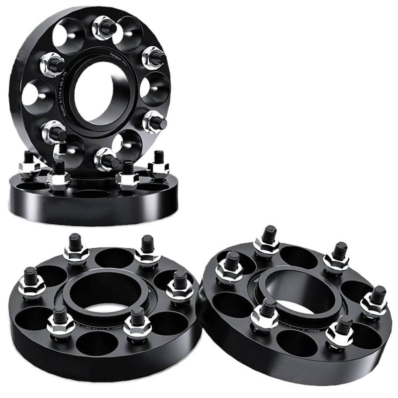 Für Lincoln Für Mark LT Flansch Platte T6-7075 Spurverbreiterungen Aluminium Legierung Hub Verbreitert Adapter 2/4Pcs 6X13 5 87,1 M14X 2,0 Autos Spürverbreiterungsa(4pcs 35mm M14X2.0) von ONETREND