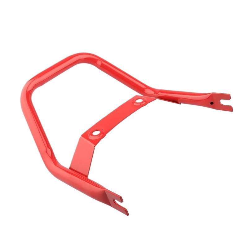 Für Monkey 125 2018-2024 Motorrad Hinten Passagier Armlehne Sozius Sitz Haltegriff Bar Hand Schiene Lenker Motorrad Gepäckträger Hinten(Red) von ONETREND
