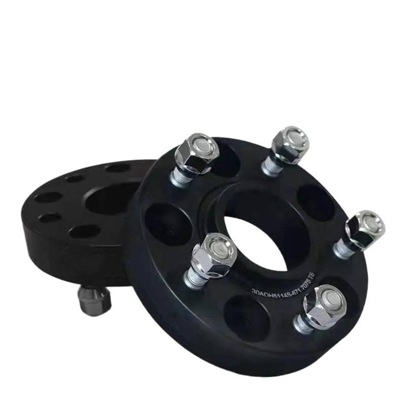 Für Tesla Für Model Für S Für Model Für X Spurverbreiterungen Verbreiterungssatz 5x120 Hubcentric 64.1 15-30 Mm Auto-Separadores Bolzen: M14x1.5 Autos Spürverbreiterungsa(1 Piece 30mm) von ONETREND