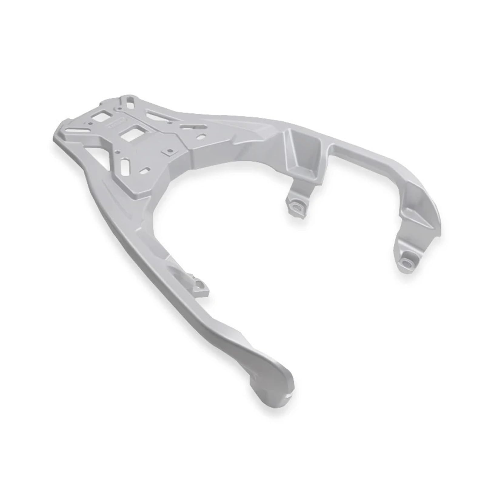 Für VOGE Für SR4 Für MAX350 Zubehör Heckträger Gepäckhalterung Hinten Reitstock Gepäckträgerhalter Frachtträgerhalterung Motorrad Gepäckträger Hinten(Silver-Luggage Rack) von ONETREND