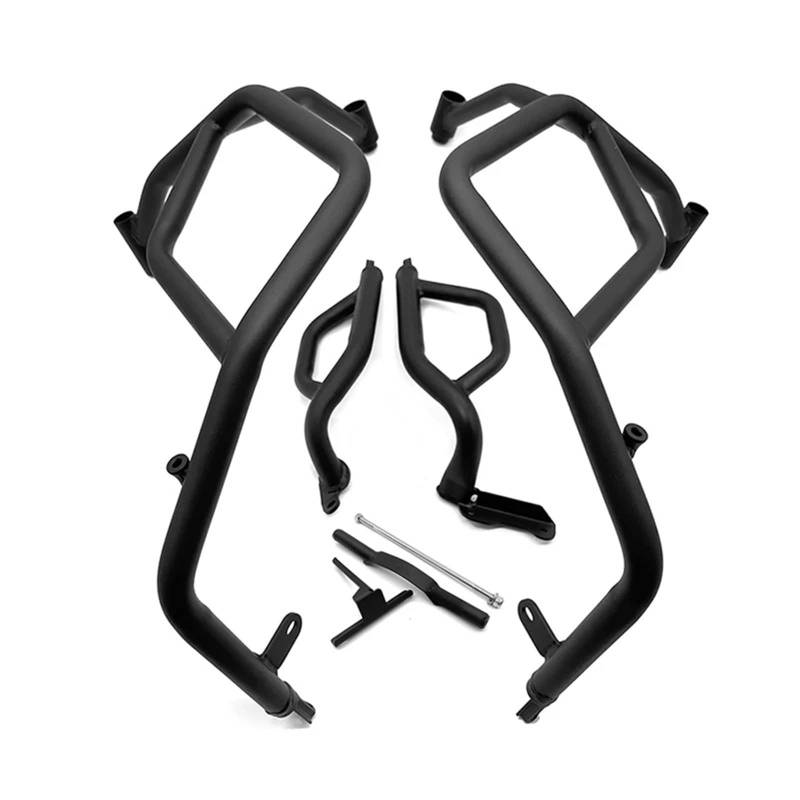 Motorrad Sturzbügel Für Ducati Für Wüste-X 2022-2024 304 Edelstahl Motorschutz Autobahn Crash Bar Motorrad Stoßfänger Rahmenschutz Motorschutz Sturzbügel(Black) von ONETREND