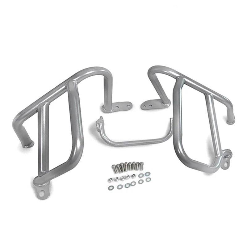 Motorrad Sturzbügel Für R1200GS R1200 GS R 1200GS R 1200 GS 2013-2018 Motorrad Oberen Und Unteren Stoßfänger Crash Bar Motor Schutz Protector Motorschutz Sturzbügel(Lower Silver) von ONETREND