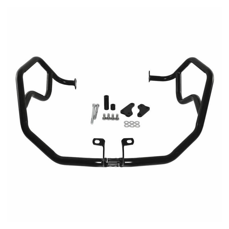 Motorrad Sturzbügel Für Triumph Für Tiger 850 Für Sport 2020-2023 Motorrad Oberer Motor Autobahnschutz Crash Bar Tank Stoßfänger Rahmenschutz Motorschutz Sturzbügel(Black) von ONETREND