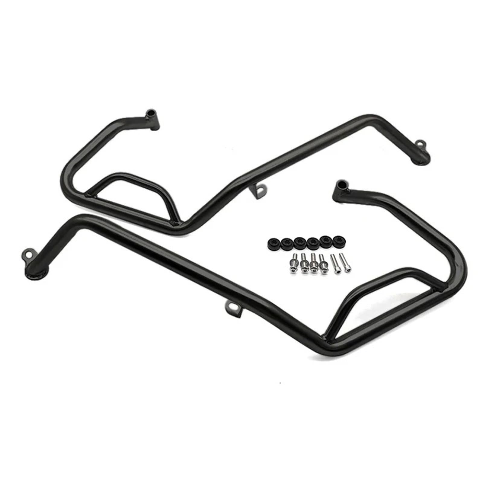 Motorrad Sturzbügel Für XADV750 Für X-ADV 750 2021-2023 2024 Motorrad Edelstahl Stoßfänger Rahmen Schutz Motor Schutz Autobahn Crash Bar Motorschutz Sturzbügel(Lower Black Only) von ONETREND