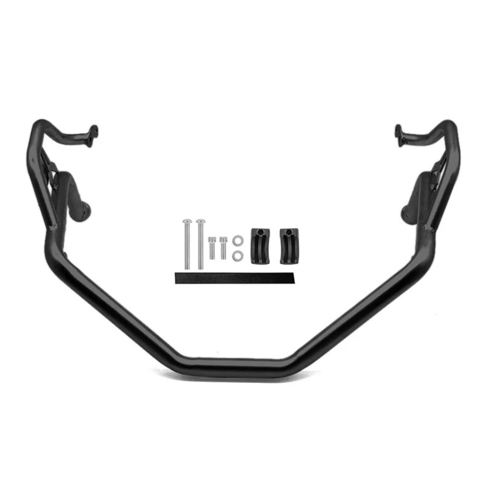 Motorrad Sturzbügel Für XADV750 Für X-ADV 750 2021-2023 2024 Motorrad Edelstahl Stoßfänger Rahmen Schutz Motor Schutz Autobahn Crash Bar Motorschutz Sturzbügel(Upper Black Only) von ONETREND