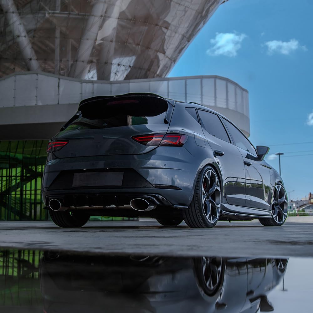 Dachspoiler kompatibel mit SEAT Leon Cupra MK3 2012 bis 2016 HeckSpoiler Verlängerung Dachspoiler kompatibel mit SEAT Leon Cupra MK3 2012 bis 2016 HeckSpoiler Verlängerung von ONEWAY AUTO ACCESSORIES