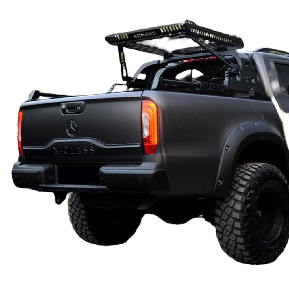 Heckklappenschutz kompatibel mit Mercedes X Klasse W470 ab 2017 Mattschwarz Heckklappenschutz kompatibel mit Mercedes X Klasse W470 ab 2017 Mattschwarz von ONEWAY AUTO ACCESSORIES