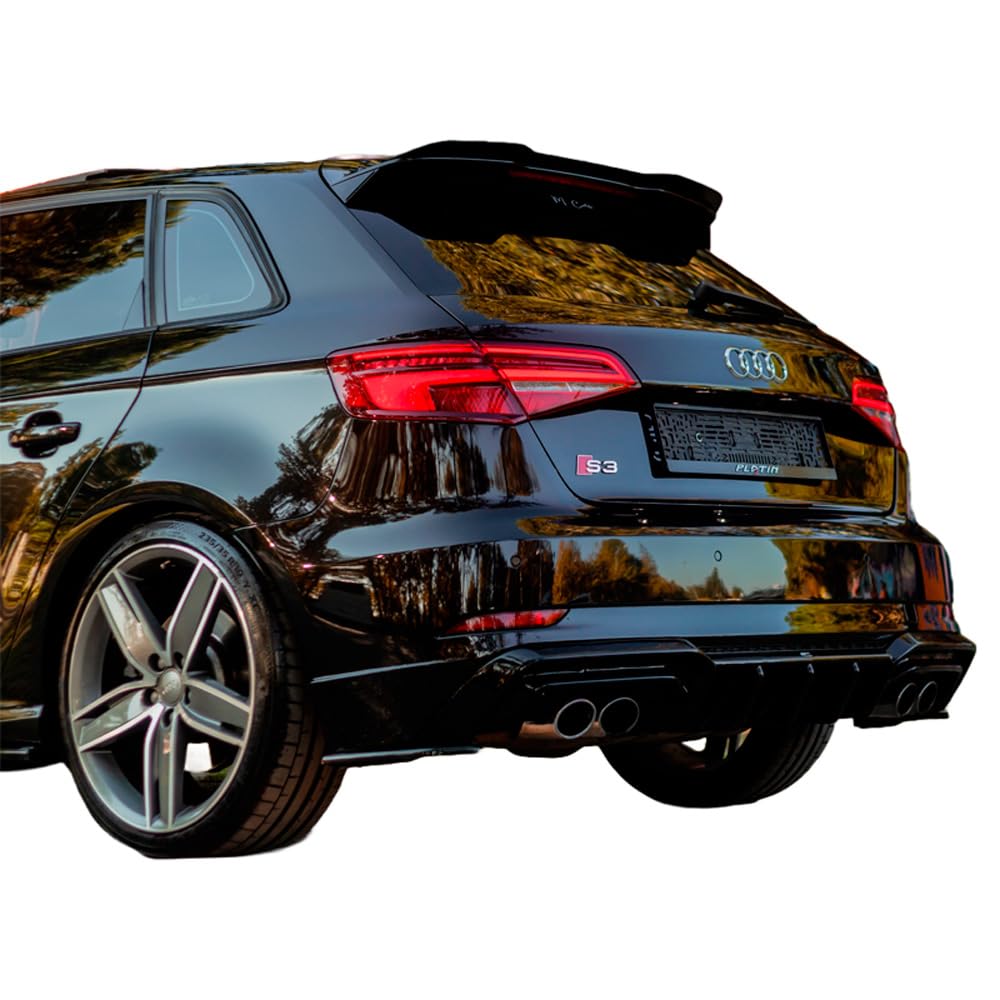 Heckschürze Heckdiffusor kompatibel mit Audi S3 Sportback 8V Facelift 2016 bis 2020 Schwarz glänzend Heckschürze Heckdiffusor kompatibel mit Audi S3 Sportback 8V Facelift 2016 bis 2020 Schwarz glänzend von ONEWAY AUTO ACCESSORIES