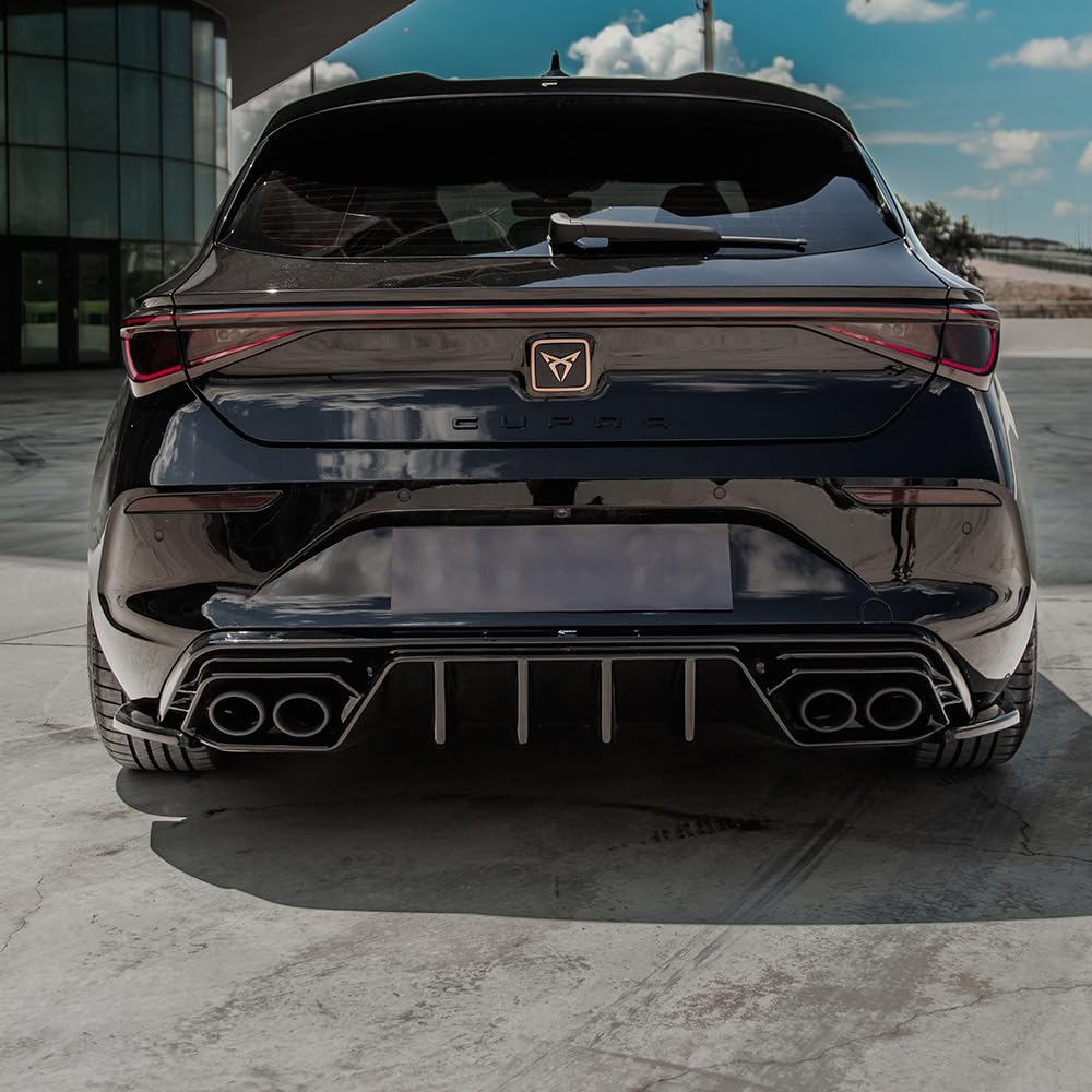 Heckschürze Heckdiffusor kompatibel mit CUPRA Leon Mk1 ab 2020 Schwarz glänzend Heckschürze Heckdiffusor kompatibel mit CUPRA Leon Mk1 ab 2020 Schwarz glänzend von ONEWAY AUTO ACCESSORIES