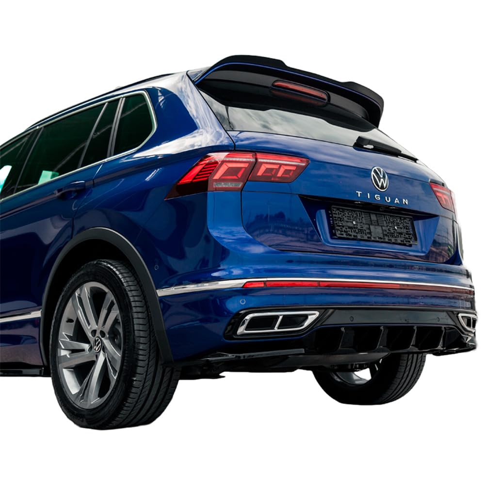 Heckschürze Heckdiffusor kompatibel mit VW Tiguan R Line Mk2 Facelift 2020 bis 2024 Schwarz glänzend Heckschürze Heckdiffusor kompatibel mit VW Tiguan R Line Mk2 Facelift 2020 bis 2024 Schwarz glänzend von ONEWAY AUTO ACCESSORIES