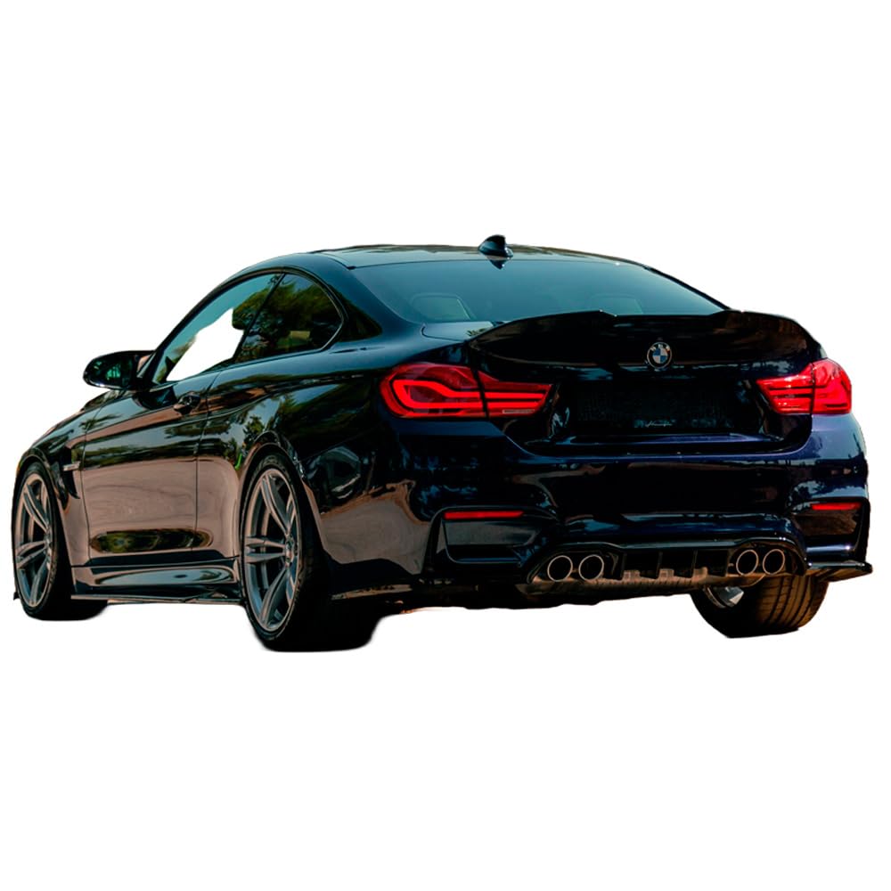 Hinten Splitter kompatibel mit BMW M4 F82 2014 bis 2021 2 Tlg Schwarz Glänzend von ONEWAY AUTO ACCESSORIES