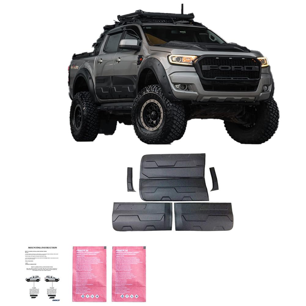 ONEWAY AUTO ACCESSORIES Karosserieverkleidung Türschutz kompatibel mit Ford Ranger T6 T7 T8 2012 bis 2022 Jumbo 6 TLG ONEWAY AUTO ACCESSORIES Karosserieverkleidung Türschutz kompatibel mit Ford Ranger T6 T7 T8 2012 bis 2022 Jumbo 6 TLG von ONEWAY AUTO ACCESSORIES