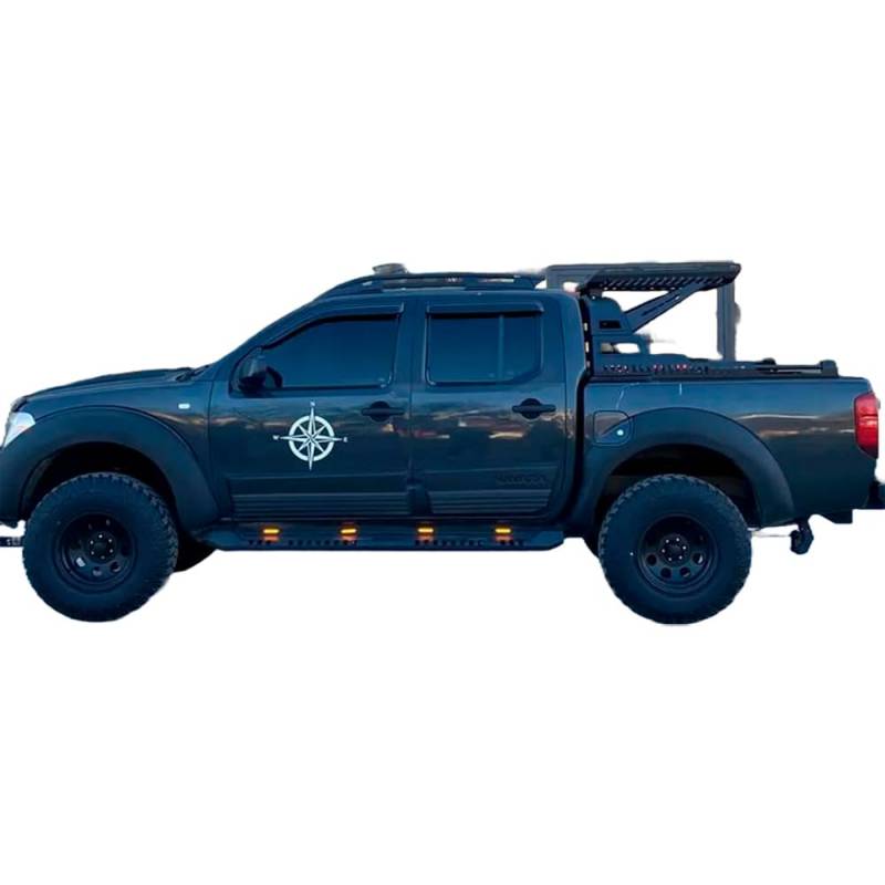 KotflŸgelverbreiterungen kompatibel mit NISSAN Navara D40 2005 bis 2010 4 Tlg von ONEWAY AUTO ACCESSORIES
