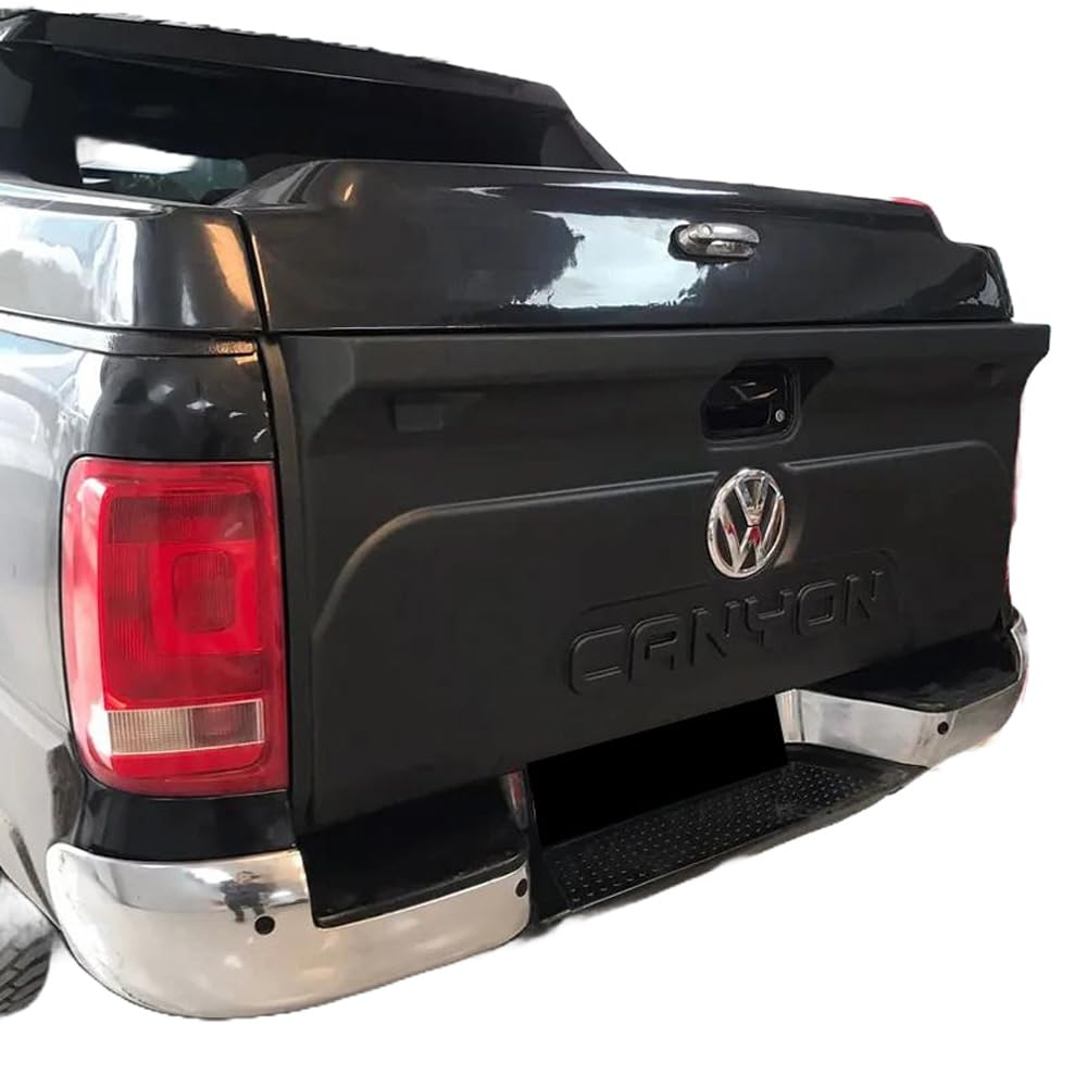 Heckklappenschutz kompatibel mit VW Amarok MK1 MK1 Facelift 2010 bis 2021 v2 Mattschwarz Heckklappenschutz kompatibel mit VW Amarok MK1 MK1 Facelift 2010 bis 2021 v2 Mattschwarz von ONEWAY AUTO ACCESSORIES