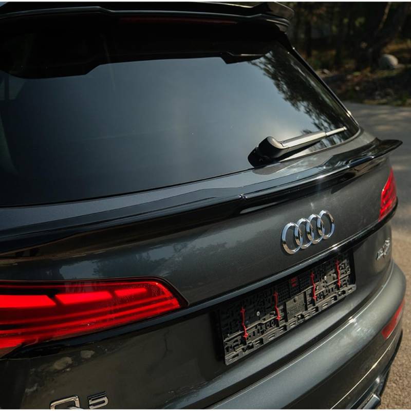 Oneway Heckflügel kompatibel mit Audi Q5 (FY) S-Line Facelift 2020-2024 exkl. Sportback - Schwarz glänzend von ONEWAY AUTO ACCESSORIES