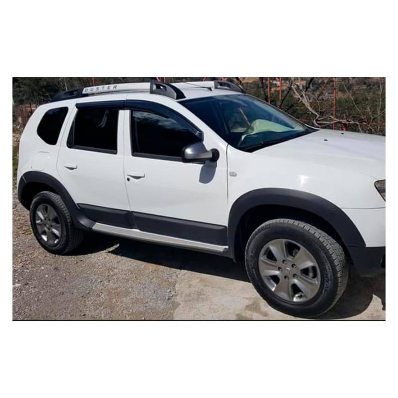 Oneway Karosserieverkleidung kompatibel mit Dacia Duster I 2010-2017 (ohne Duster Markierung) - Mattschwarz, Schwarz von ONEWAY AUTO ACCESSORIES