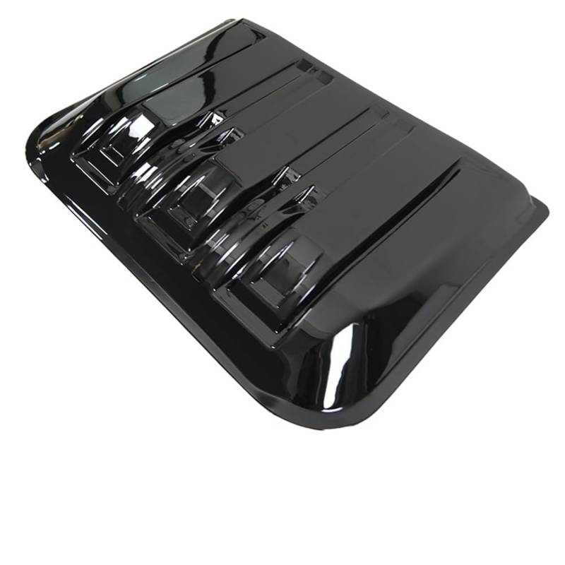 Oneway Motorhaubenhutze kompatibel mit Ford Ranger T9 2022- - Schwarz glänzend von ONEWAY AUTO ACCESSORIES