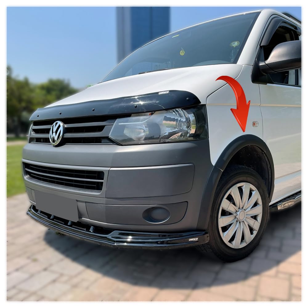 Radlaufschutz Radlaufleisten kompatibel mit VW Transporter T5 T5 1 2003 bis 2015 10 TLG mit ABE T†V Radlaufschutz Radlaufleisten kompatibel mit VW Transporter T5 T5 1 2003 bis 2015 10 TLG mit ABE T†V von ONEWAY AUTO ACCESSORIES