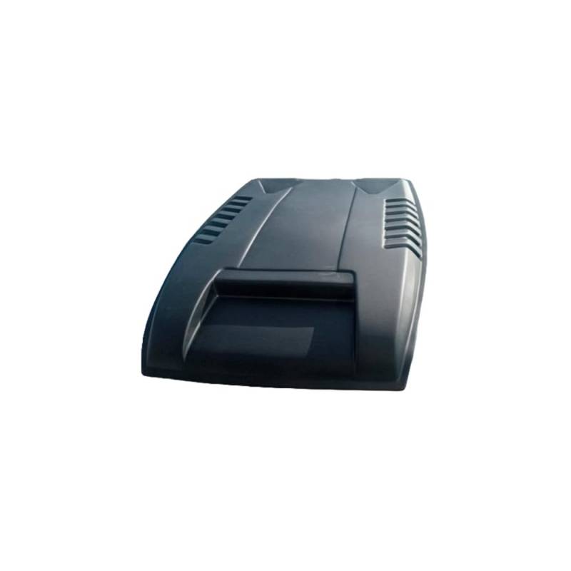 Oneway Motorhaubenhutze kompatibel mit Ford Ranger T6 2012-2015 - Mattschwarz von ONEWAY AUTO ACCESSORIES