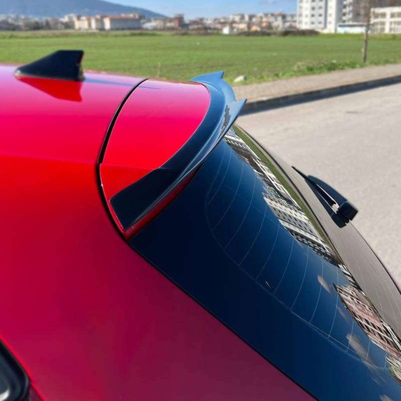 Oneway Dachspoiler (Cap) kompatibel mit Seat Ibiza (6F) 2017- inkl. FR - Schwarz glänzend von ONEWAY AUTO ACCESSORIES