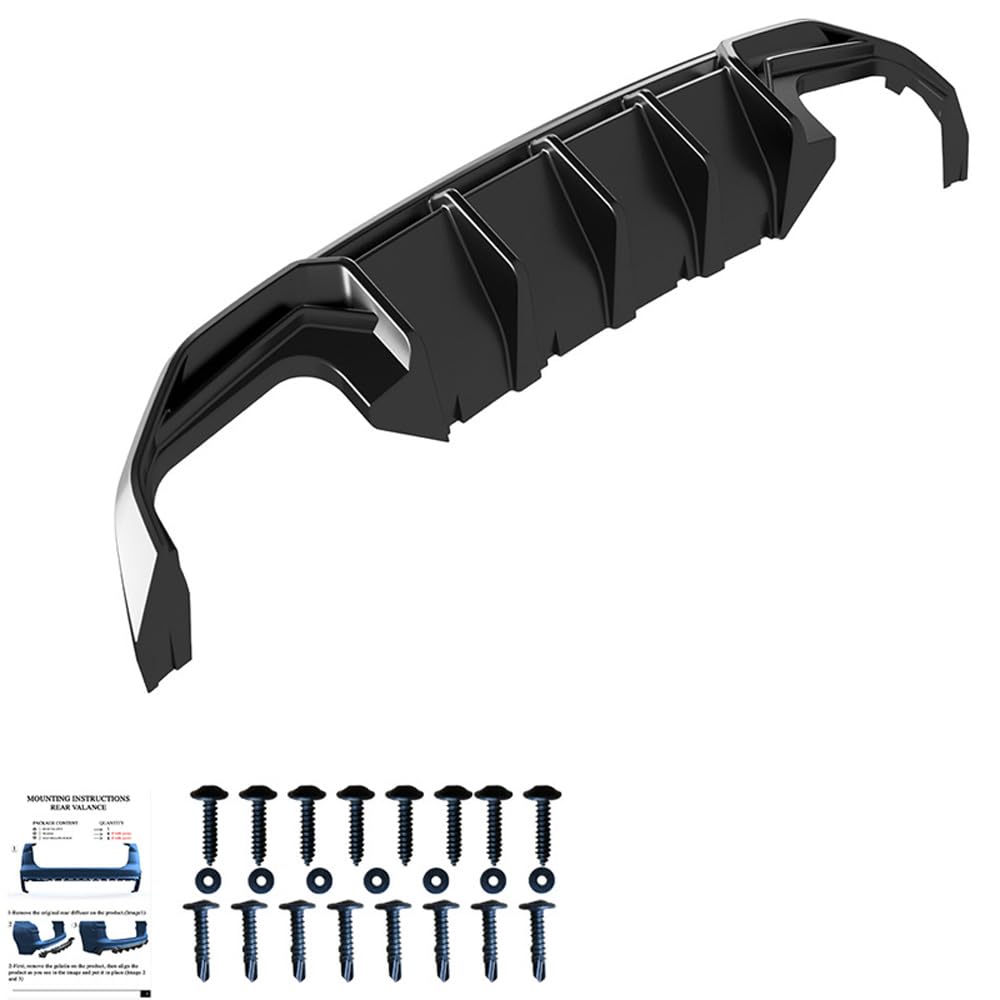 Oneway Heckdiffusor kompatibel mit Audi A3 8Y S-Line/S3 Limousine/Sportback 2020- - Schwarz glänzend Oneway Heckdiffusor kompatibel mit Audi A3 8Y S-Line/S3 Limousine/Sportback 2020- - Schwarz glänzend von ONEWAY AUTO ACCESSORIES