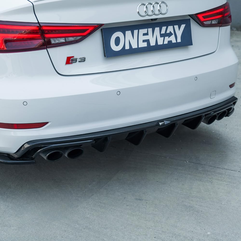 Oneway Heckdiffusor kompatibel mit Audi S3 Limousine 8V 2013-2016 - Schwarz glänzend Oneway Heckdiffusor kompatibel mit Audi S3 Limousine 8V 2013-2016 - Schwarz glänzend von ONEWAY AUTO ACCESSORIES