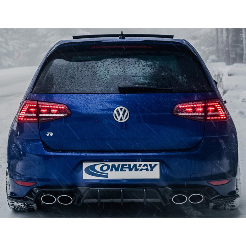 Oneway Heckdiffusor kompatibel mit Volkswagen Golf VII HB R 2013-2016 - Schwarz glänzend Oneway Heckdiffusor kompatibel mit Volkswagen Golf VII HB R 2013-2016 - Schwarz glänzend von ONEWAY AUTO ACCESSORIES