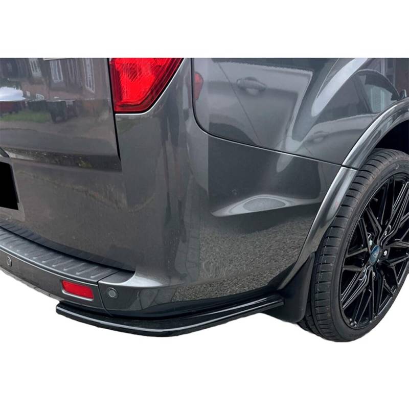 Oneway Heckschürzenansätze (Seitenteile) kompatibel mit Ford Transit Custom MK1 Facelift 2018-2023 - Schwarz glänzend von ONEWAY AUTO ACCESSORIES