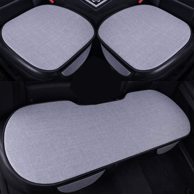 ONURTH Luxus Sitzauflage Auto für Volkswagen VW ID.3 ID.4 ID.6, Autositzschutz Sitzunterlage Kratzfest, Autositzauflage Anti Rutsch Unterlage, Komfortzubehör für Autositze,C Gray von ONURTH