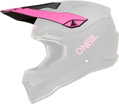 ONeal 1SRS Solid, Helmschirm - Matt Schwarz/Pink von ONeal