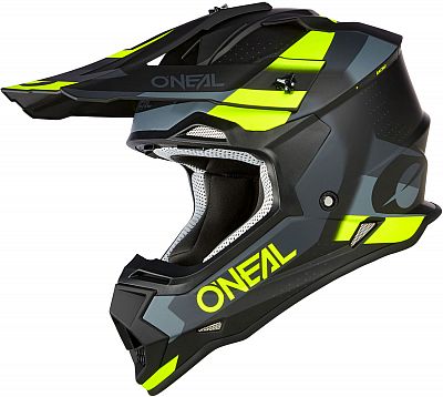 ONeal 2SRS Spyde S23, Motocrosshelm - Matt Schwarz/Grau/Neon-Gelb - S ONeal 2SRS Spyde S23, Motocrosshelm - Matt Schwarz/Grau/Neon-Gelb - S von ONeal