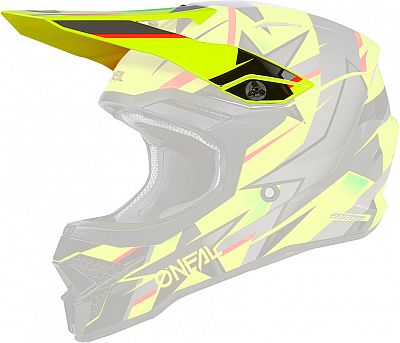 ONeal 3SRS Ride S23, Helmschirm - Neon-Gelb/Schwarz - Einheitsgröße von ONeal