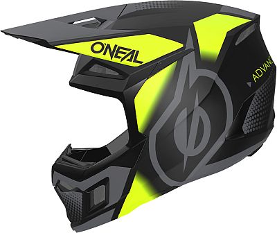 ONeal 3SRS Vision, Crosshelm - Matt Schwarz/Neon-Gelb/Grau - L von ONeal