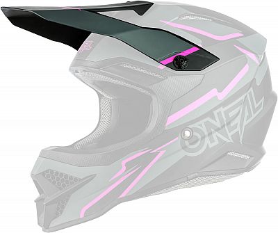 ONeal 3SRS Voltage, Helmschirm - Matt Schwarz/Pink von ONeal