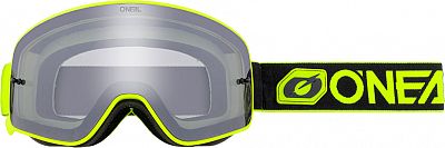 ONeal B-50 Force, Crossbrille verspiegelt - Schwarz/Neon-Gelb Silber-Verspiegelt - Einheitsgröße von ONeal