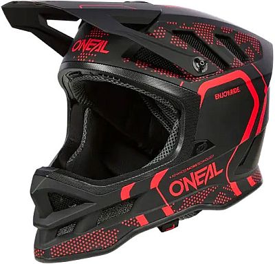 ONeal Blade Polyacrylite Strike, Fahrradhelm - Matt Schwarz/Neon-Rot - XL von ONeal