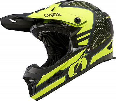 ONeal Fury Stage S23, Fahrradhelm - Matt Schwarz/Grau/Neon-Gelb - L von ONeal