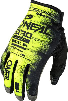 ONeal Mayhem Scarz, Handschuhe - Schwarz/Neon-Gelb - S von ONeal