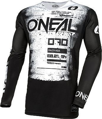 ONeal Mayhem Scarz, Trikot - Schwarz/Weiß - L von ONeal