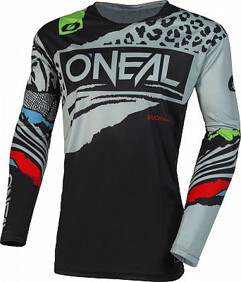 ONeal Mayhem Wild S23, Trikot Jugend - Schwarz/Grau - M von ONeal