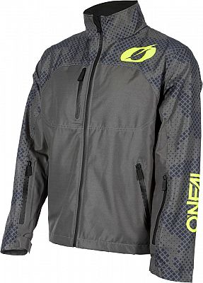 ONeal Shore, Regenjacke - Grau/Neon-Gelb - M von ONeal